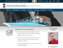 Tablet Screenshot of gujecostat.gujarat.gov.in