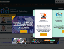 Tablet Screenshot of dst.gujarat.gov.in